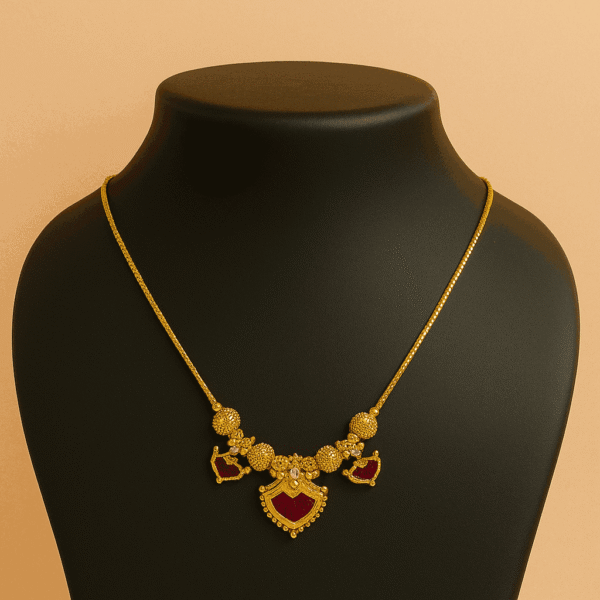 Royal Heart Pendant Necklace